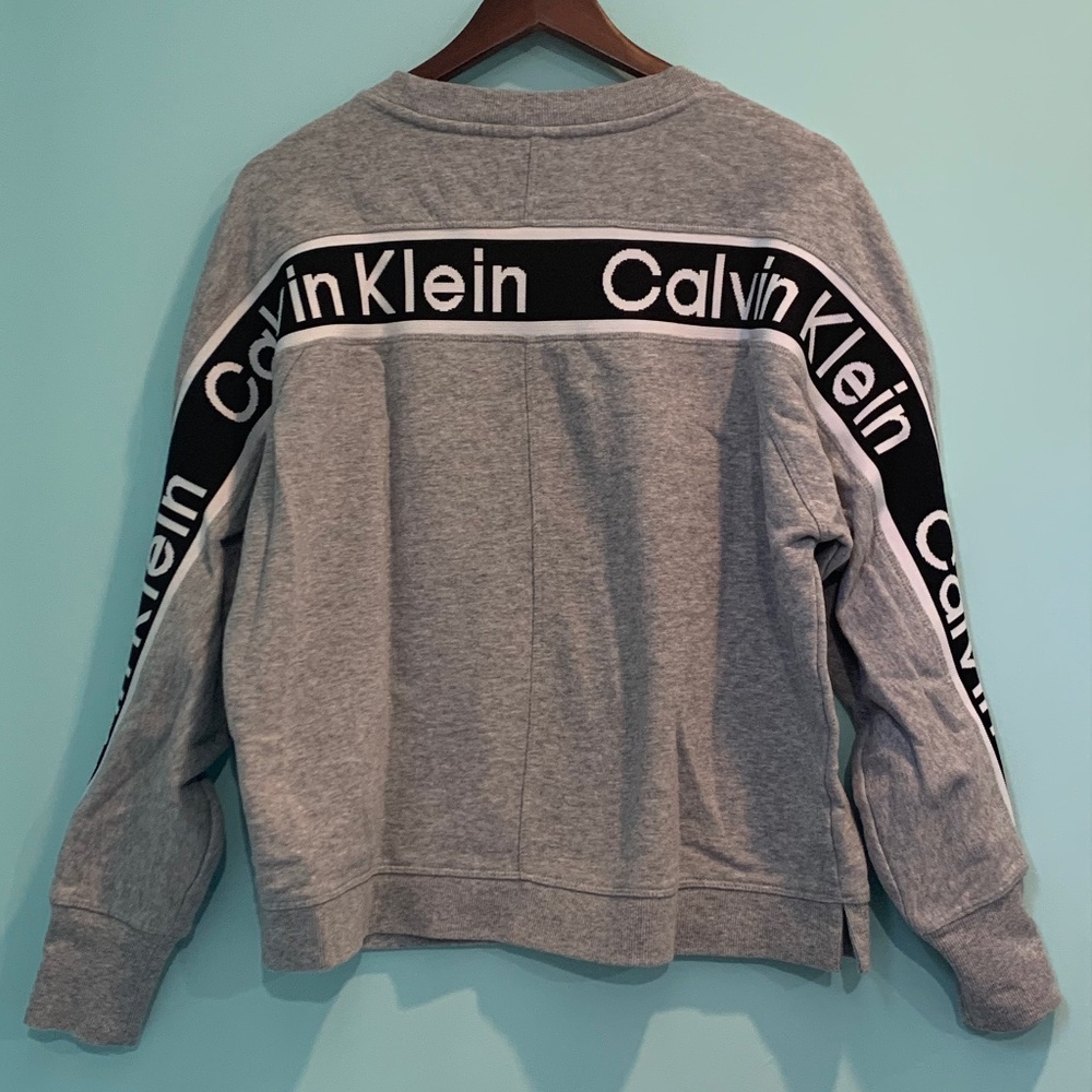 Calvin Klein Performance Gray Logo Sweatshirt - image 4